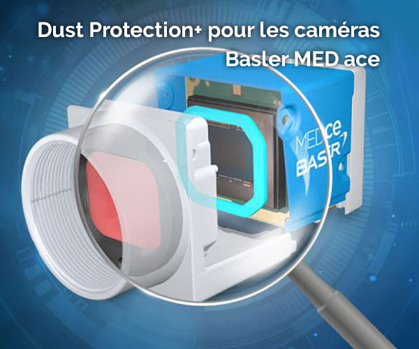 Dust Protection+ : la nouvelle protection améliorée des caméras Basler MED ace