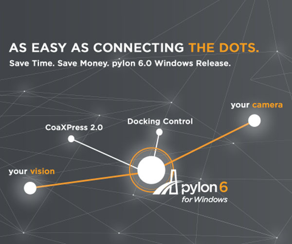 pylon 6 supporte CoaXpress 2.0 et de nouvelles fonctions