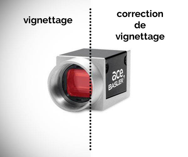 Correction de vignettage pour caméras ace U 20MP 