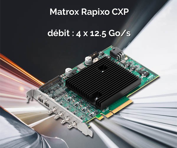 Rapixo CXP : la solution d’acquisition CoaxPress 2.0