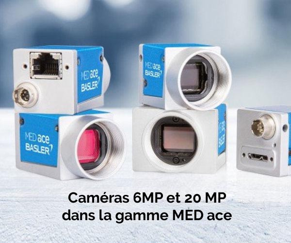Nouvelles caméras 6MP et 20MP pour le médical et les sciences de la vie