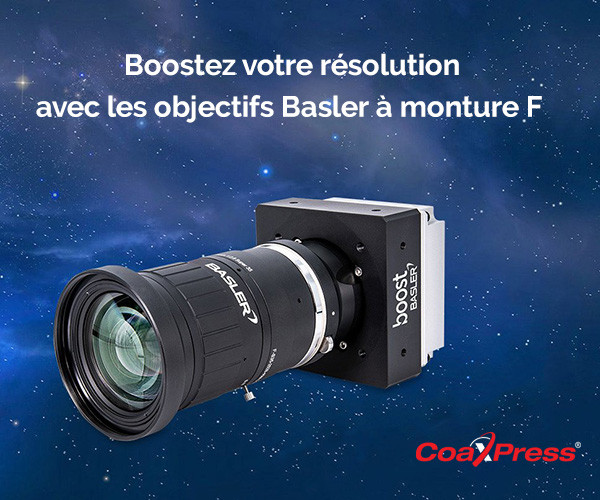 Boostez votre résolution avec la gamme d’objectifs Basler à monture F